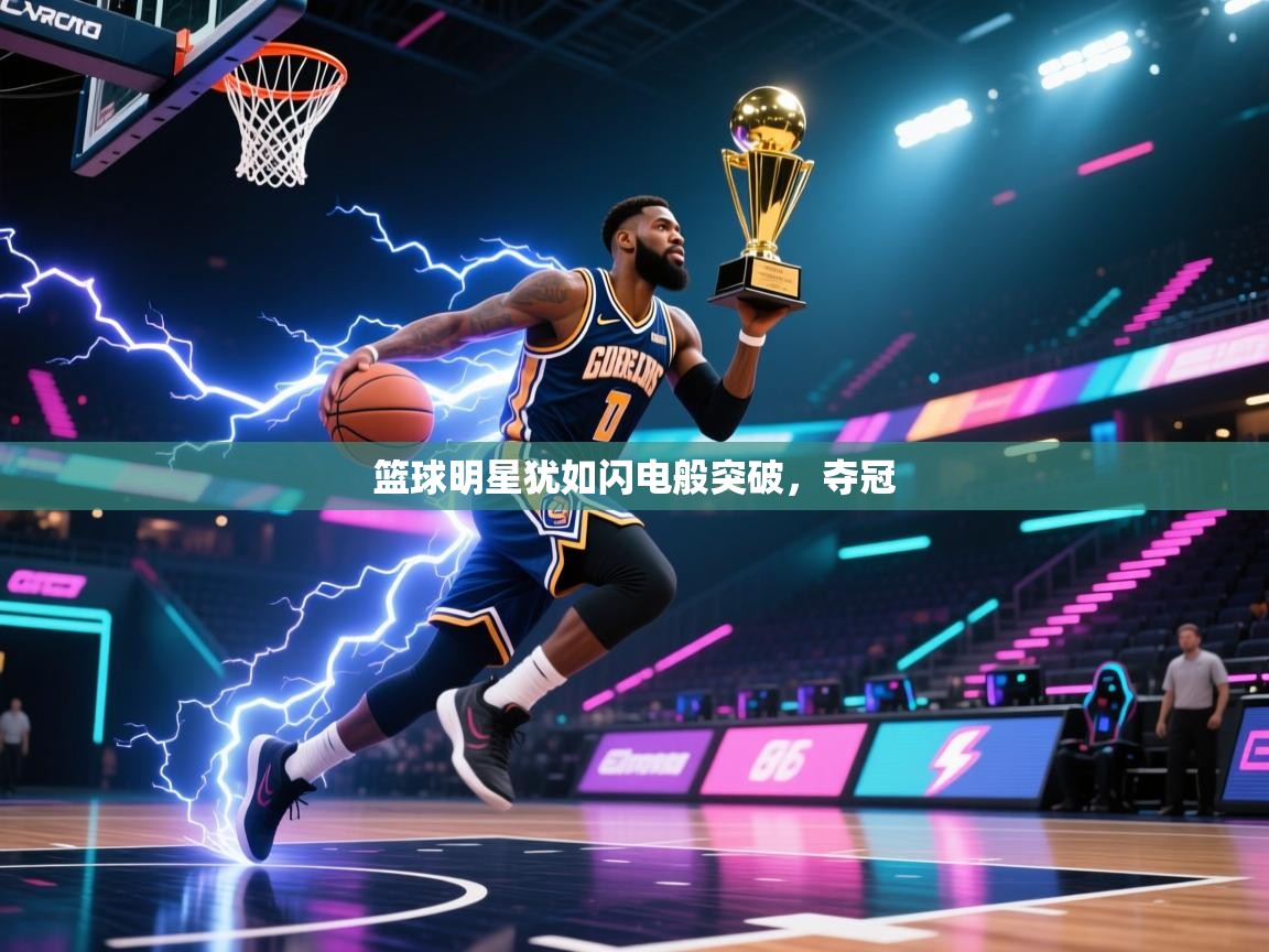 篮球明星犹如闪电般突破，夺冠